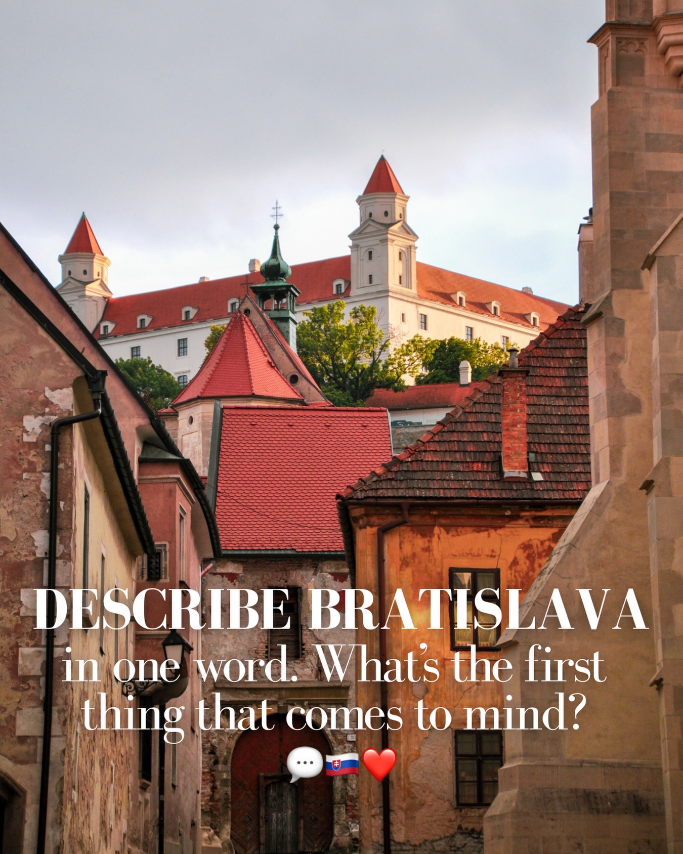 What’s the first thing that comes to mind? 💬👇

I’d love to know what you associate with Bratislava 🤍

#bratislava #slovakia #slovensko