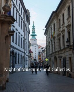 Night of Museums and Galleries is back in Bratislava 🌙 tomorrow - May 23 

If you’re looking for the perfect Saturday evening plan, this is your sign to wander through the Old Town and discover iconic palaces, galleries and museums with a completely different atmosphere after dark ✨

📍My favourite stops in the city centre:

• Bratislava City Gallery – Mirbach Palace
explore the beautiful historic palace interiors 

• Old Town Cultural Centres
visit Zichy Palace and Pistori Palace for exhibitions, guided tours and cultural programme set inside some of the most beautiful historic spaces in the Old Town 

• Primate’s Palace Gallery
one of Bratislava’s most elegant palaces, perfect for an evening gallery stop with a magical atmosphere 

• Bratislava City Museum – Old Town Hall
experience one of the oldest buildings in Bratislava during special night opening hours and explore the story of the city after dark 

• Apponyi Palace
beautiful historic interiors and museum exhibitions hidden right in the heart of the Old Town

• Michael’s Gate Tower
walk through one of Bratislava’s most iconic landmarks and enjoy its unique nighttime atmosphere 

Tip: start before sunset and simply wander from one venue to another through.

#bratislava #slovakia #nocmuzeiagalerii